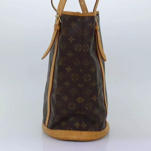 LOUIS VUITTON Monogram Bucket GM Shoulder Bag M42236 LV Auth 75082 - Picture 3 of 12